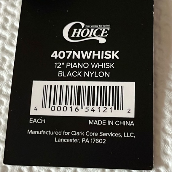 Choice Black Nylon Whisk - Picture 3 of 6